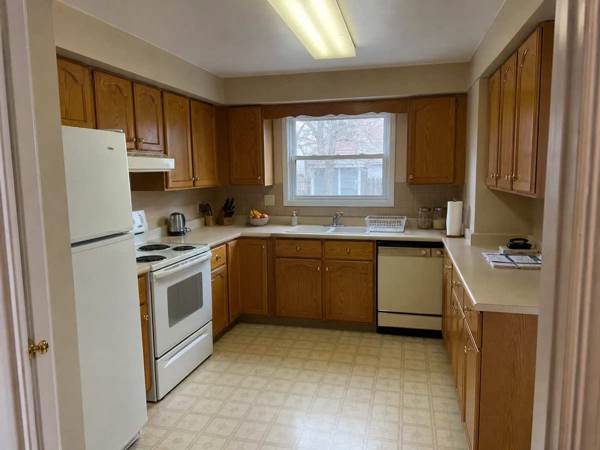 Before: an example room of this type, as a homeowner would photograph it